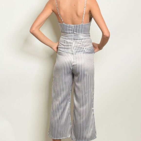 STRIPED JUMPSUIT - Picture 2 of 2